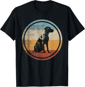 Retro Vintage Design Plott Hound T-Shirt - T-Shirt | Black