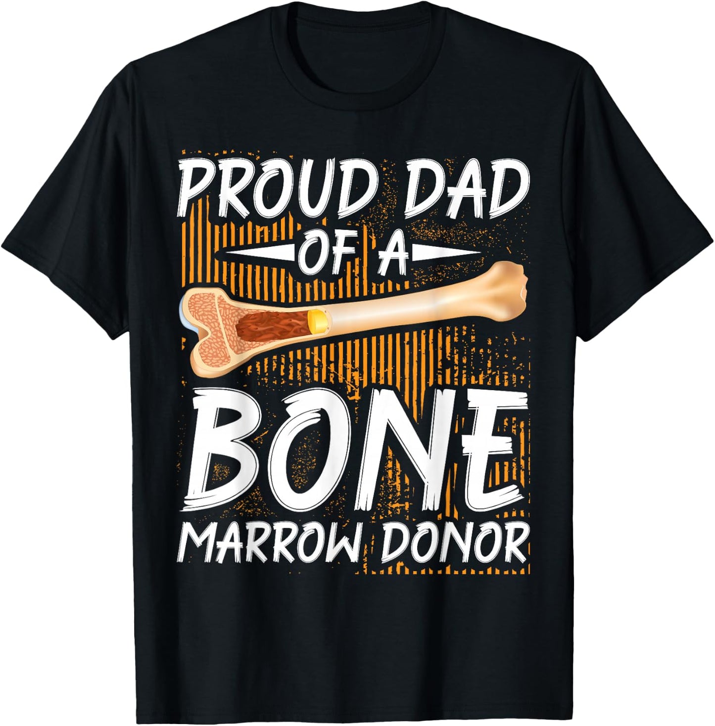Bone Marrow Transplant Warrior Bone Marrow Donor T-Shirt - T-Shirt | Black