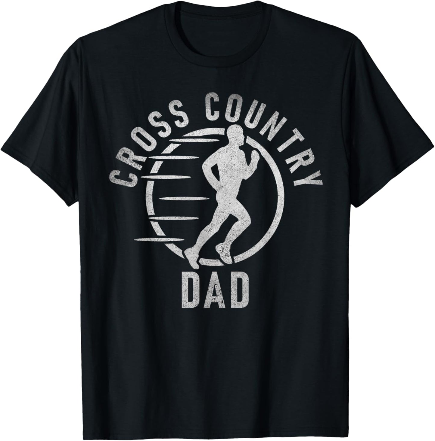 Cross Country Dad T-Shirt - T-Shirt | Black