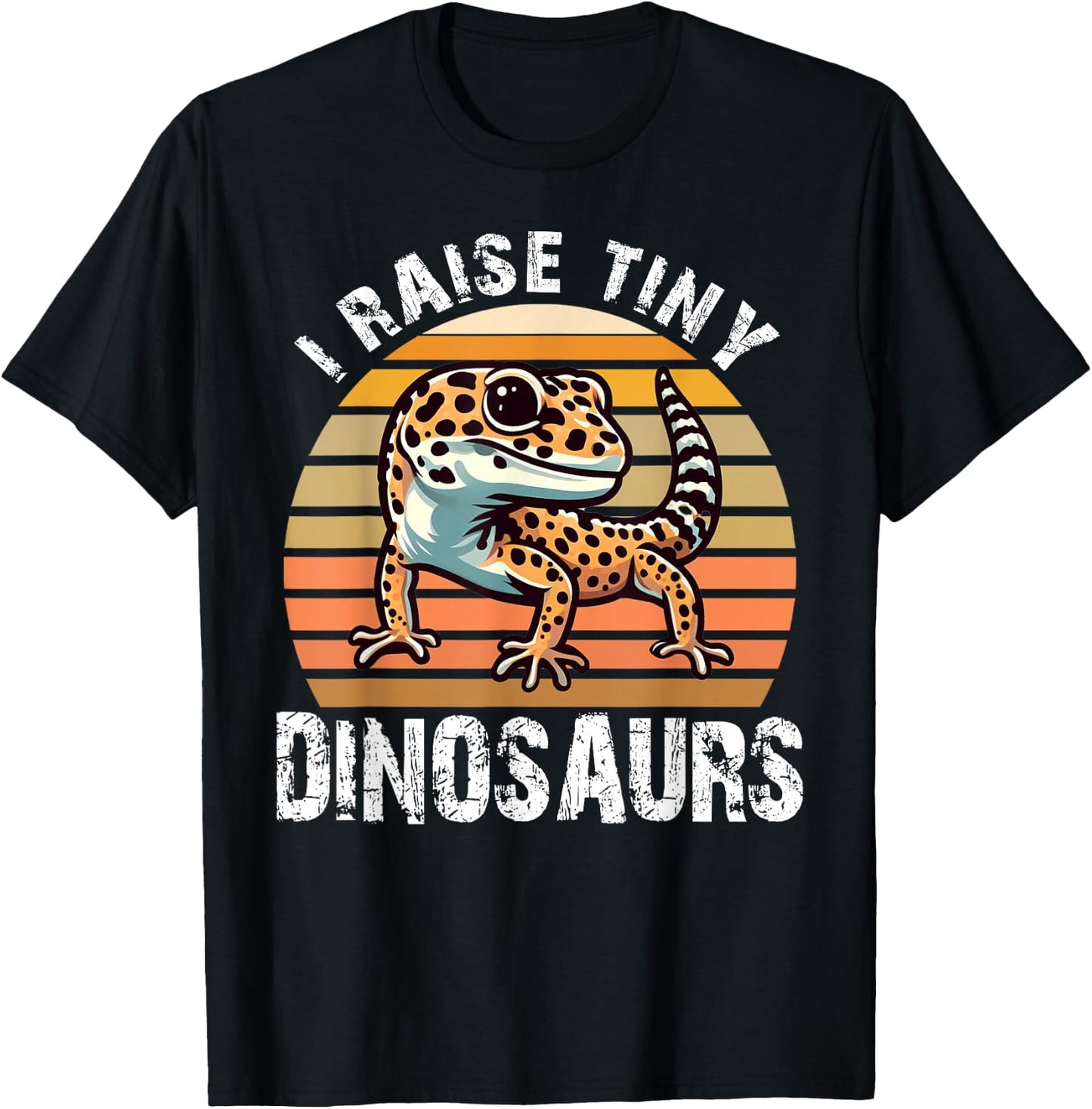 Leopard Gecko Kids Boys Youth Girls Men T-Shirt - T-Shirt | Black