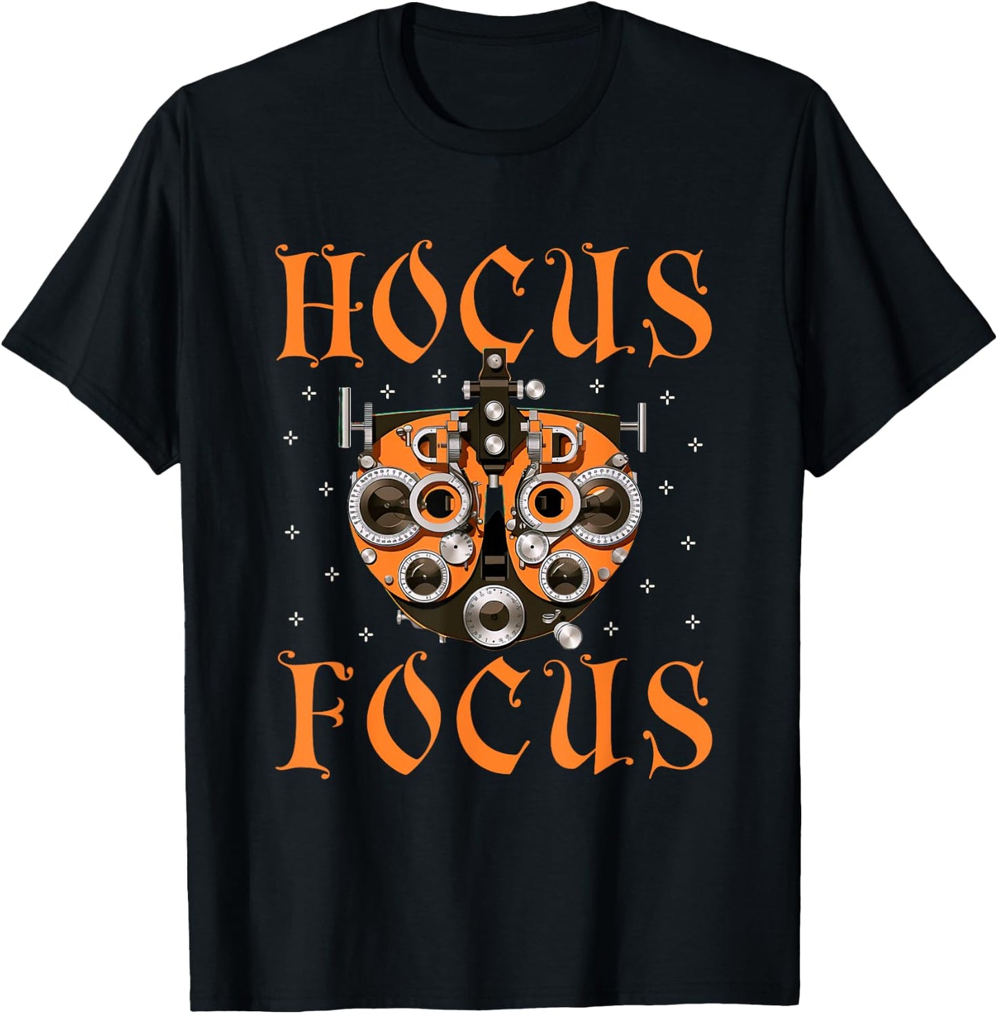 Optometry Halloween Optometrist Phoropter Focus T-Shirt - T-Shirt | Black