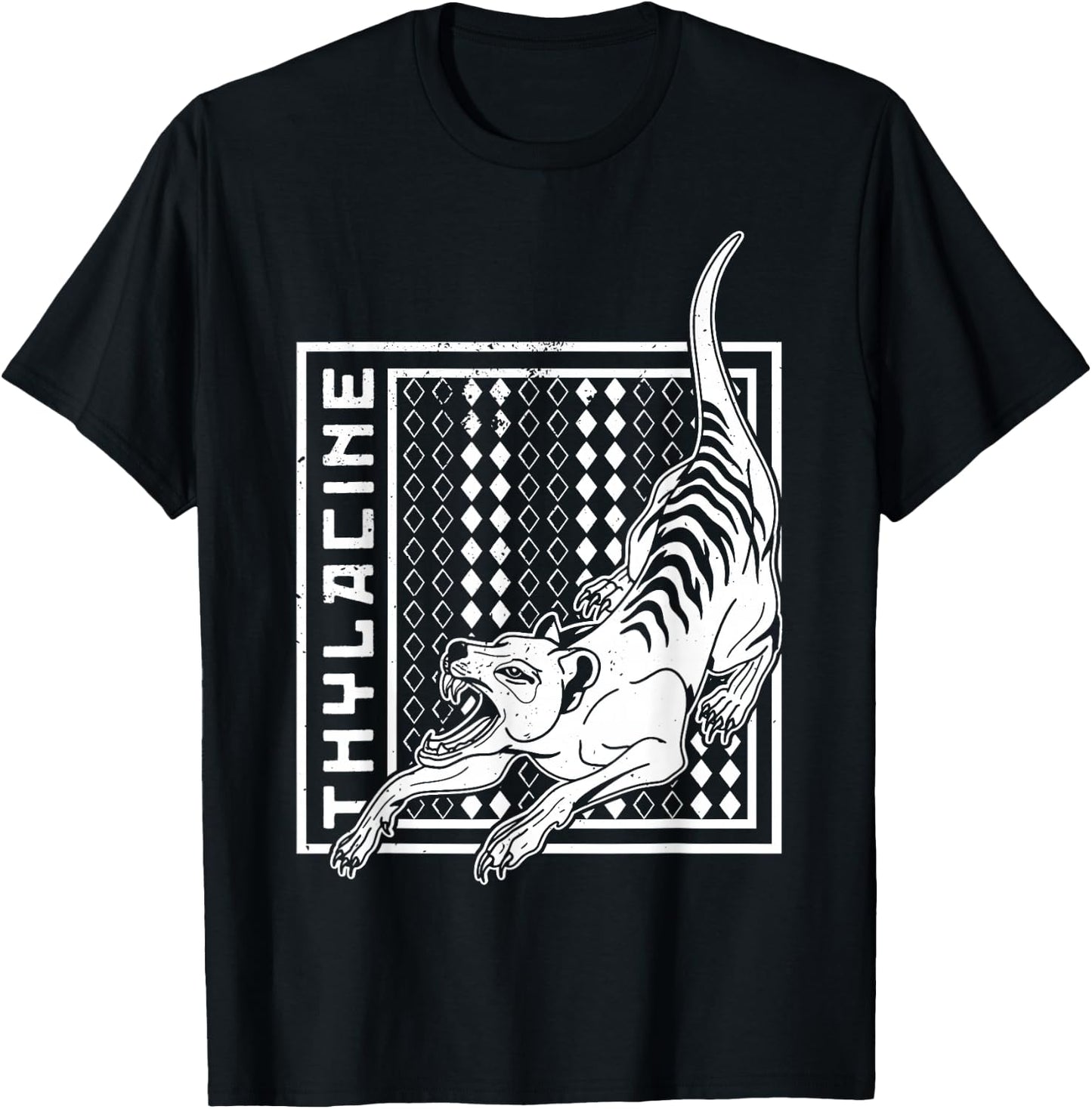 Thylacine Tasmanian Biologist Nation Cynocephalus Tasmania T-Shirt - T-Shirt | Black