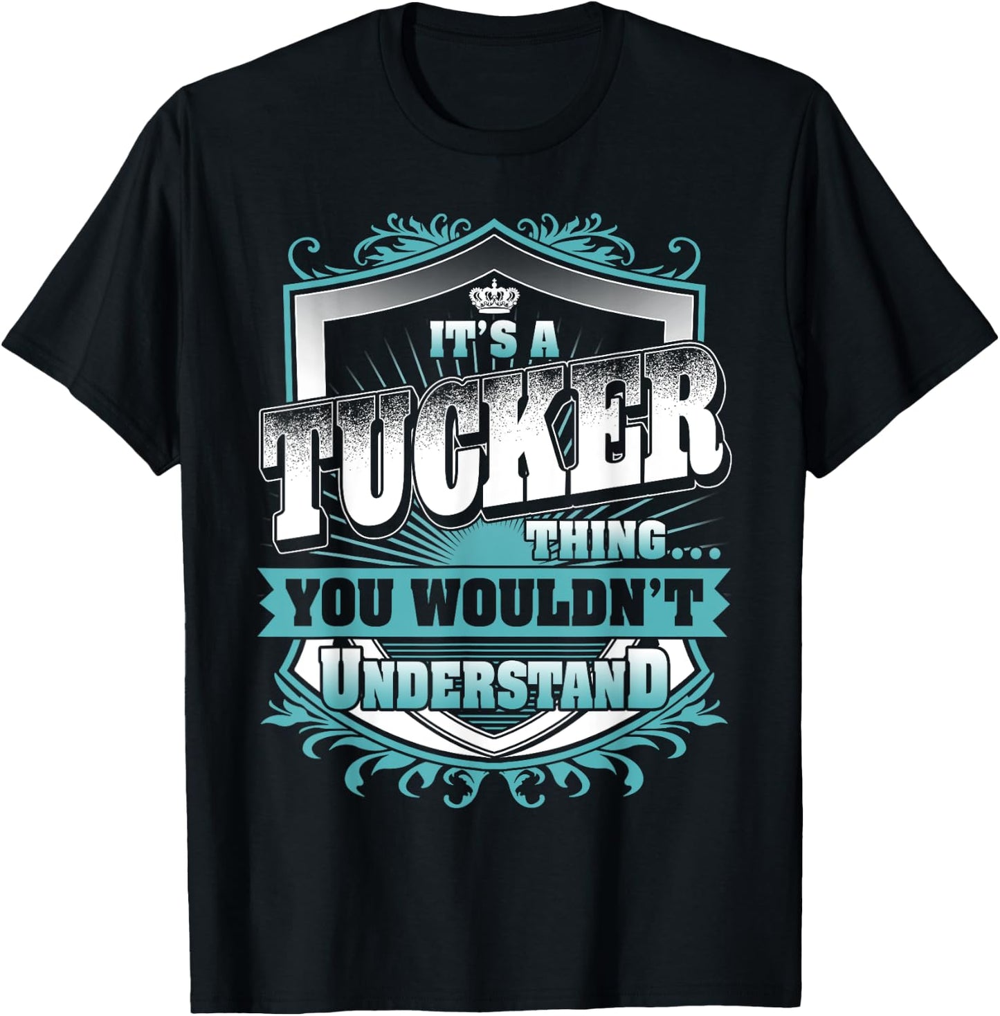 It's A TUCKER Thing You Wouldn't Understand Name Vintage T-Shirt - T-Shirt | Black