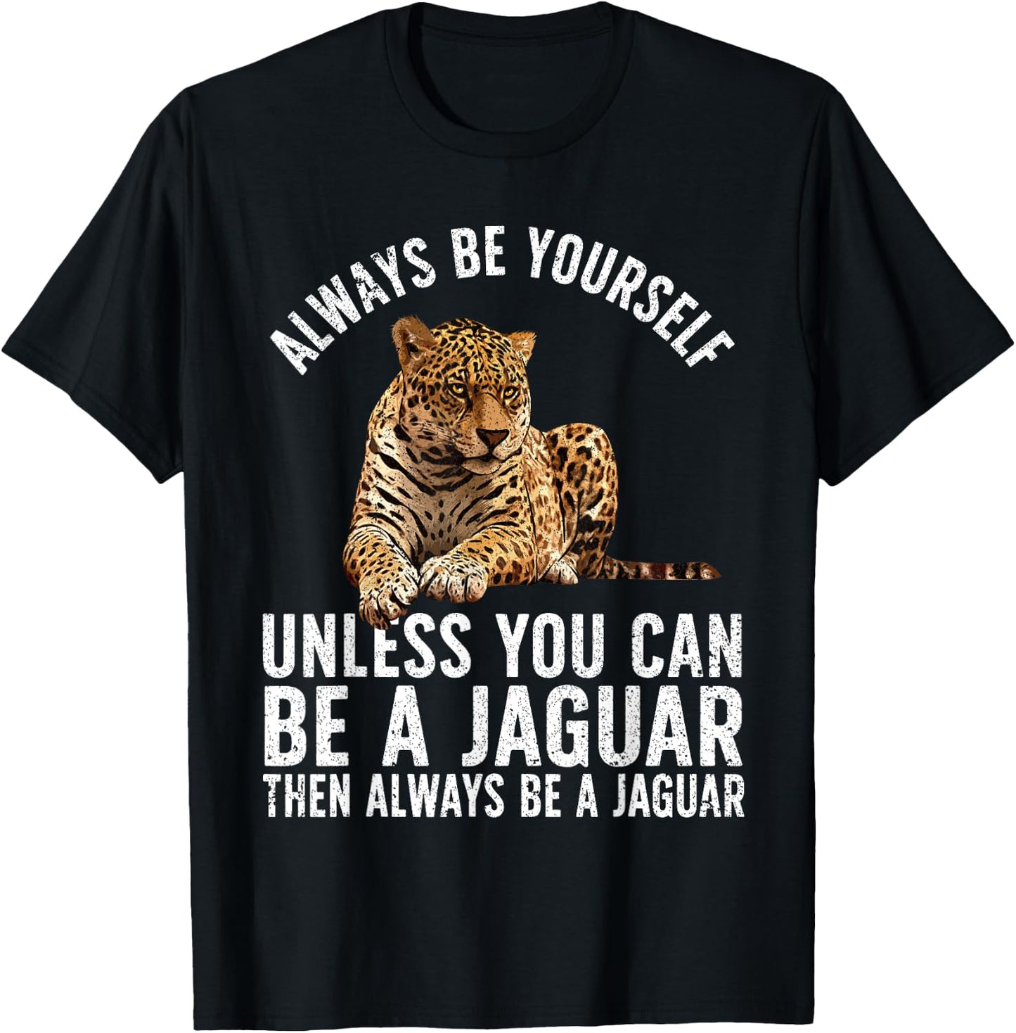 Cool Jaguar Art Women Safari Animal Leopard Jaguars T-Shirt - T-Shirt | Black