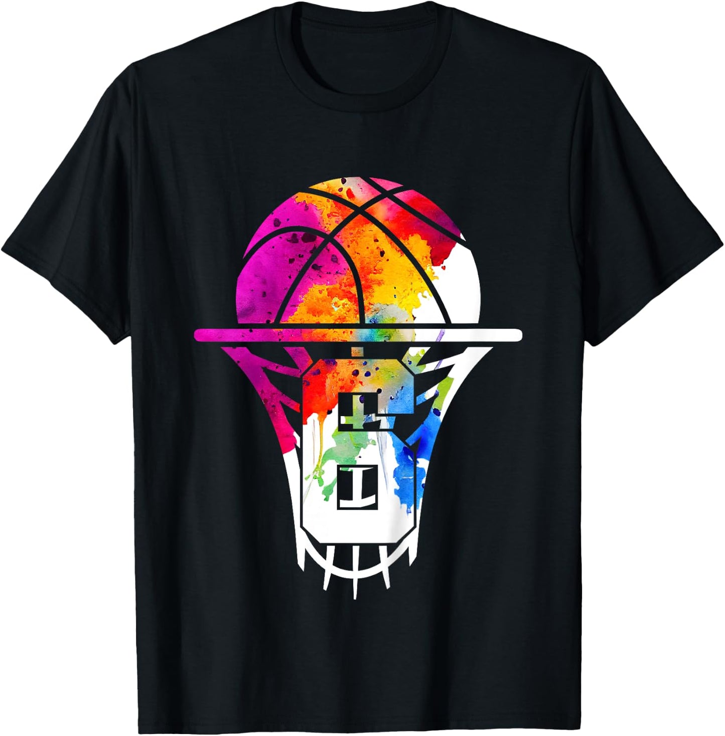 Kids 6 YEARS BASKETBALL 6TH BIRTHDAY T-Shirt - T-Shirt | Black