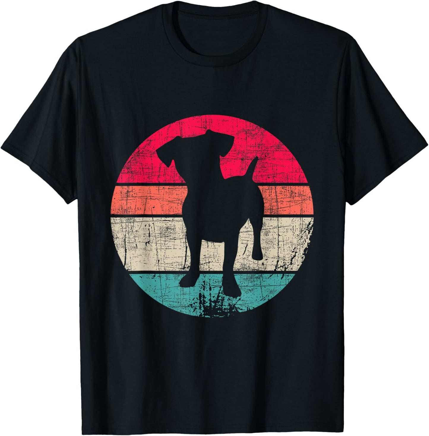 Vintage Jack Russell Terrier Dog - Pet Owner Animal Lover T-Shirt - T-Shirt | Black