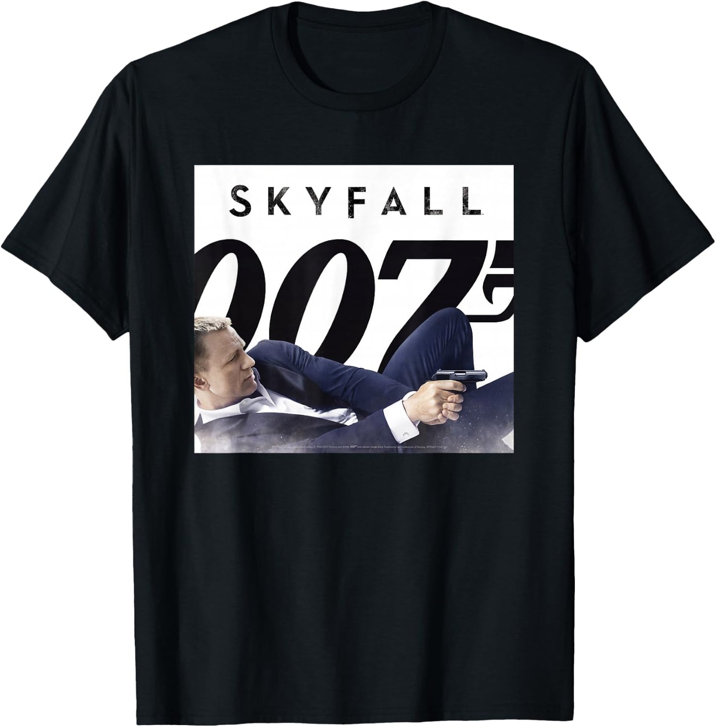 Official James Bond 007 Skyfall T-Shirt - T-Shirt | Black