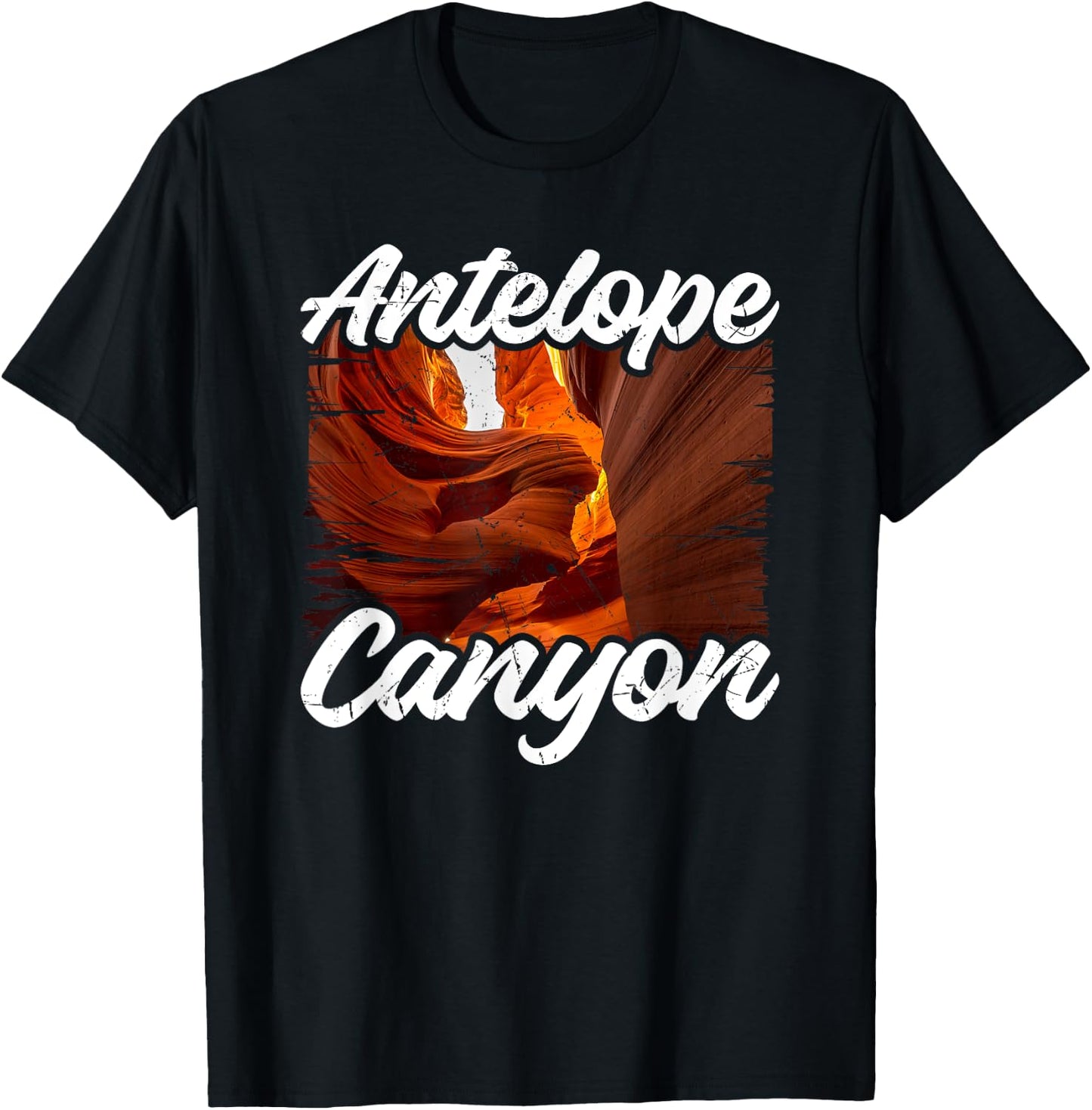 Antelope Canyon Arizona Tourist Souvenir Family Vacation T-Shirt - T-Shirt | Black
