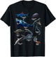Megalodon Paleontologist Prehistoric Shark Lovers Monster T-Shirt - T-Shirt | Black