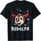 Santa’s Reindeer Rudolph Xmas Group Costume T-Shirt - T-Shirt | Black