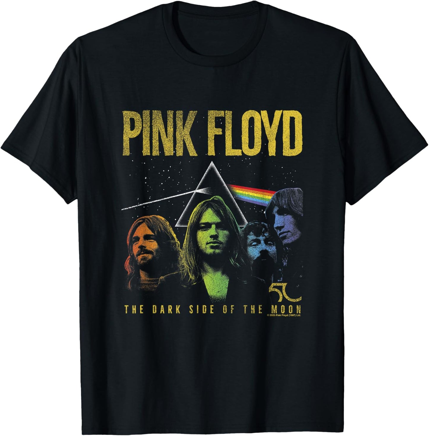 Pink Floyd Band Prism T-Shirt - T-Shirt | Black