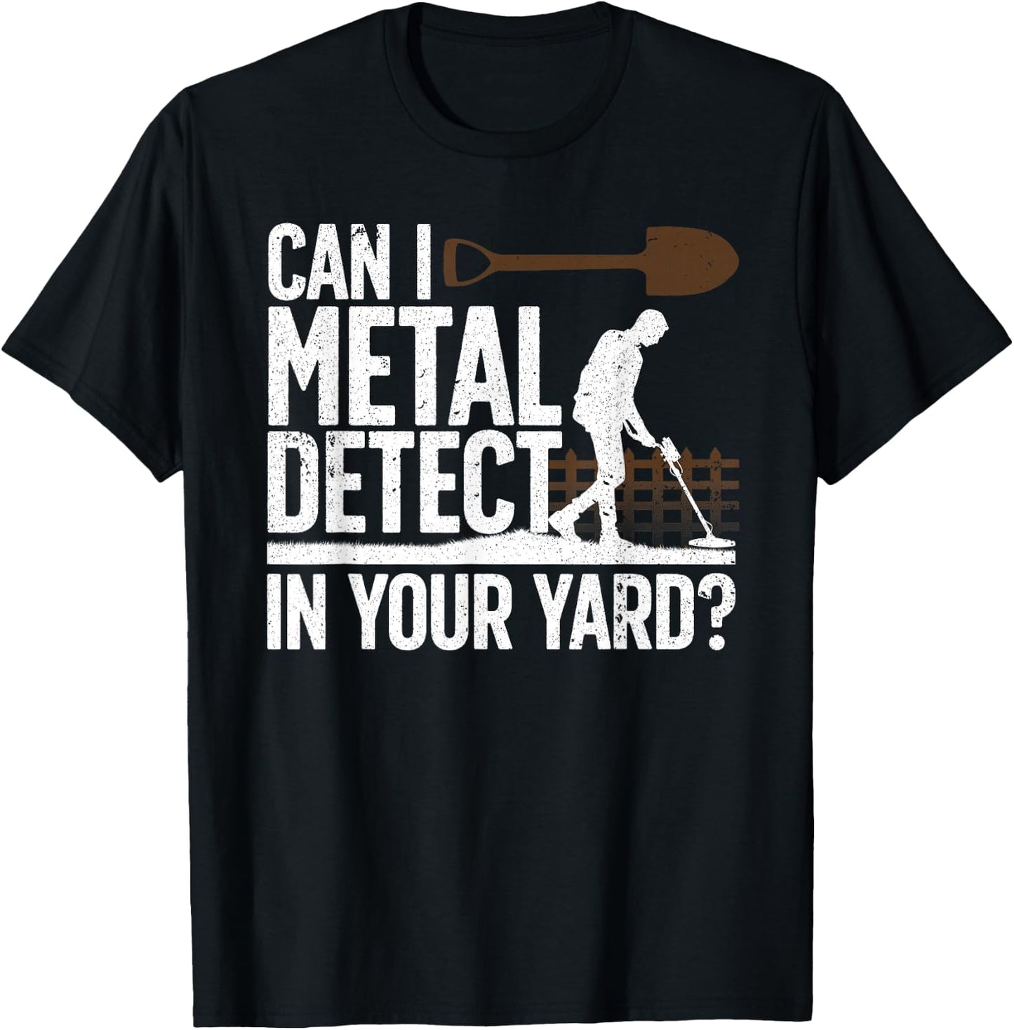 Funny Metal Detecting Design Women Metal Detectorist T-Shirt - T-Shirt | Black
