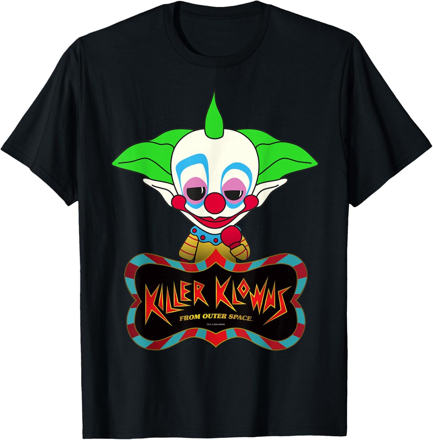 Killer Klowns from Outer Space Chibi Style Shorty T-Shirt - T-Shirt | Black