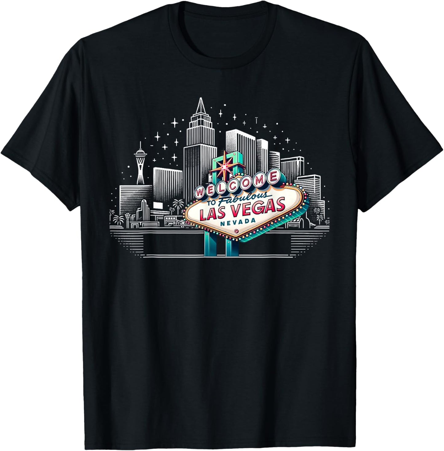 Las Vegas Holiday Souvenirs Kids Boys Las Vegas T-Shirt - T-Shirt | Black