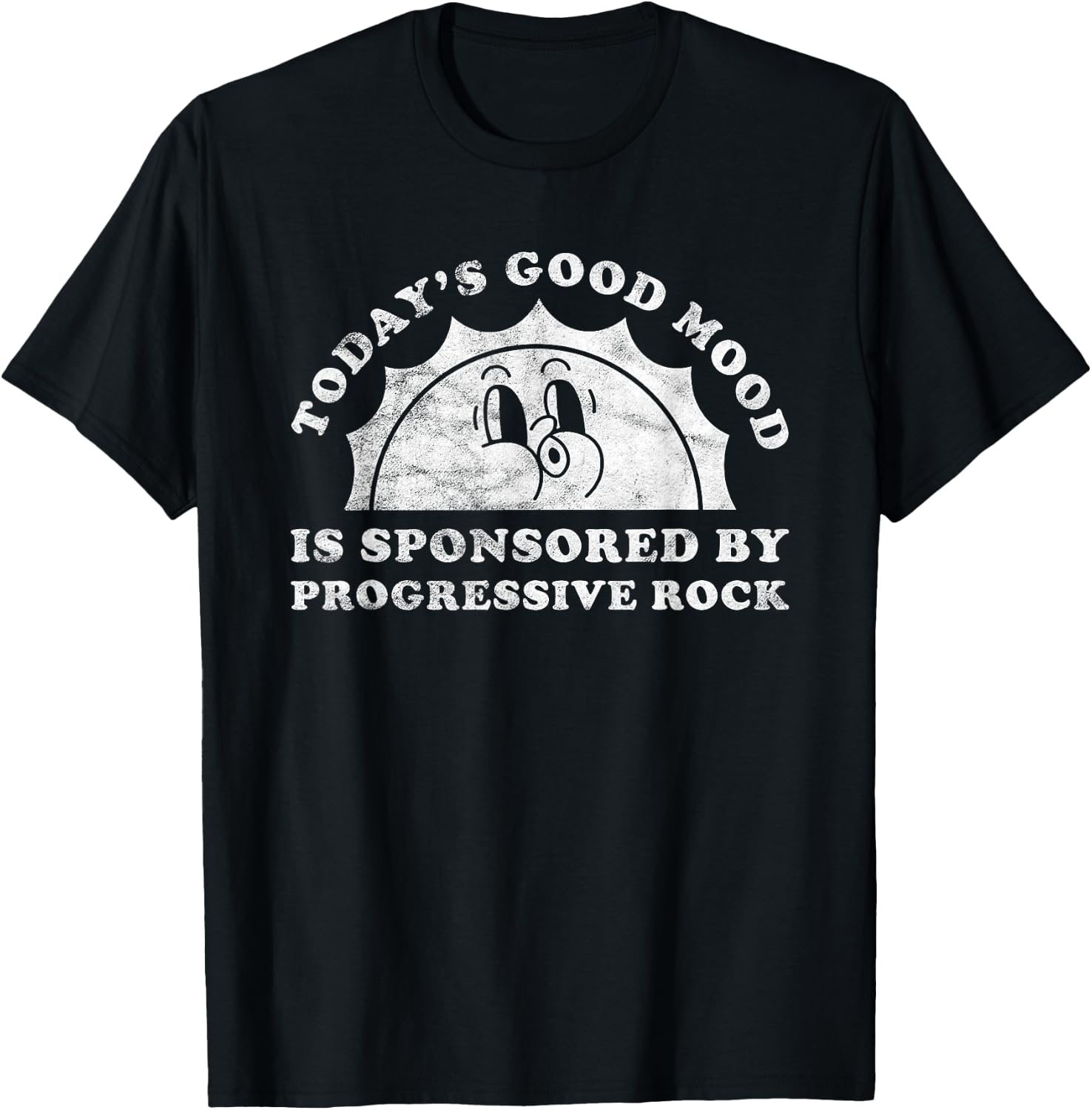 Funny Cute Retro Vintage Progressive Rock or Prog Rock T-Shirt - T-Shirt | Black