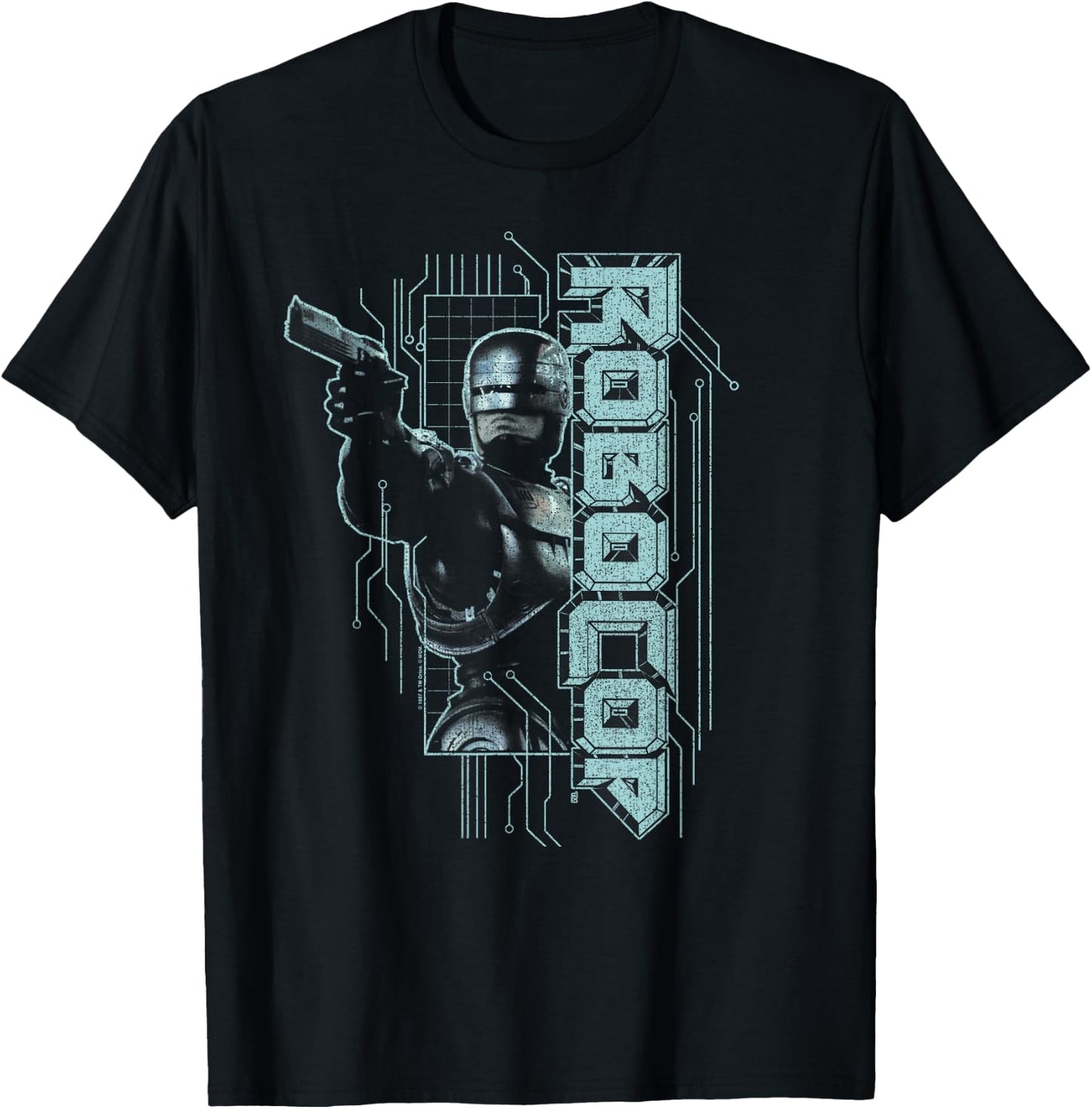 Robocop Murphy Split T-Shirt - T-Shirt | Black
