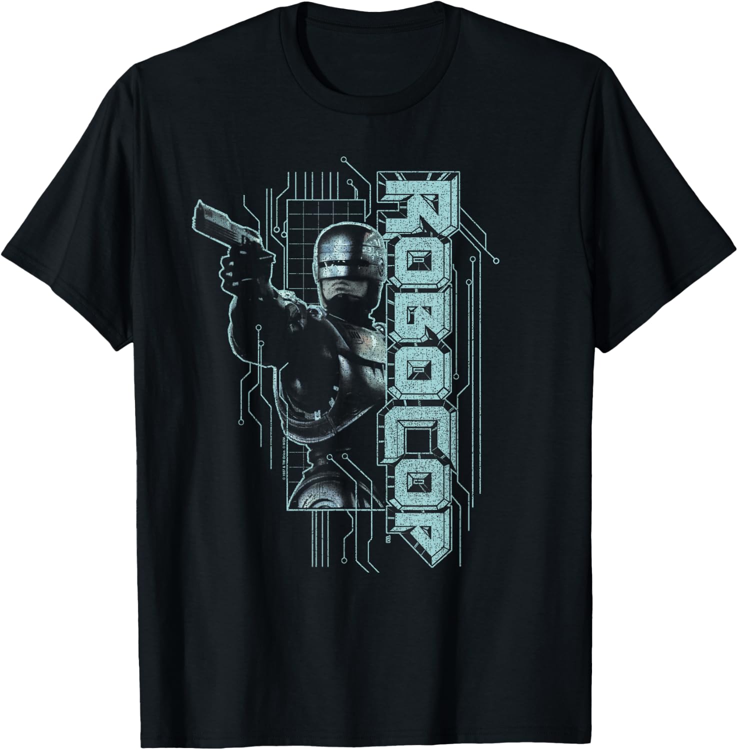 Robocop Murphy Split T-Shirt - T-Shirt | Black
