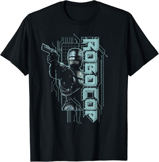 Robocop Murphy Split T-Shirt - T-Shirt | Black