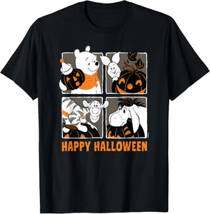 Winnie The Pooh - Happy Halloween T-Shirt - T-Shirt | Black