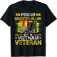 Proud Daughter-In-Law Of A Vietnam War Veteran Vet's Family T-Shirt - T-Shirt | Black