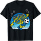 Menorah Soccer Player Hanukkah Chanukah Jewish Holiday T-Shirt - T-Shirt | Black
