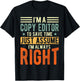 Copy Editor Design | I´m always right | Copy Editor T-Shirt - T-Shirt | Black
