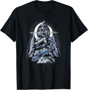 A Perfect Circle Frosty Dolphins T-Shirt - T-Shirt | Black