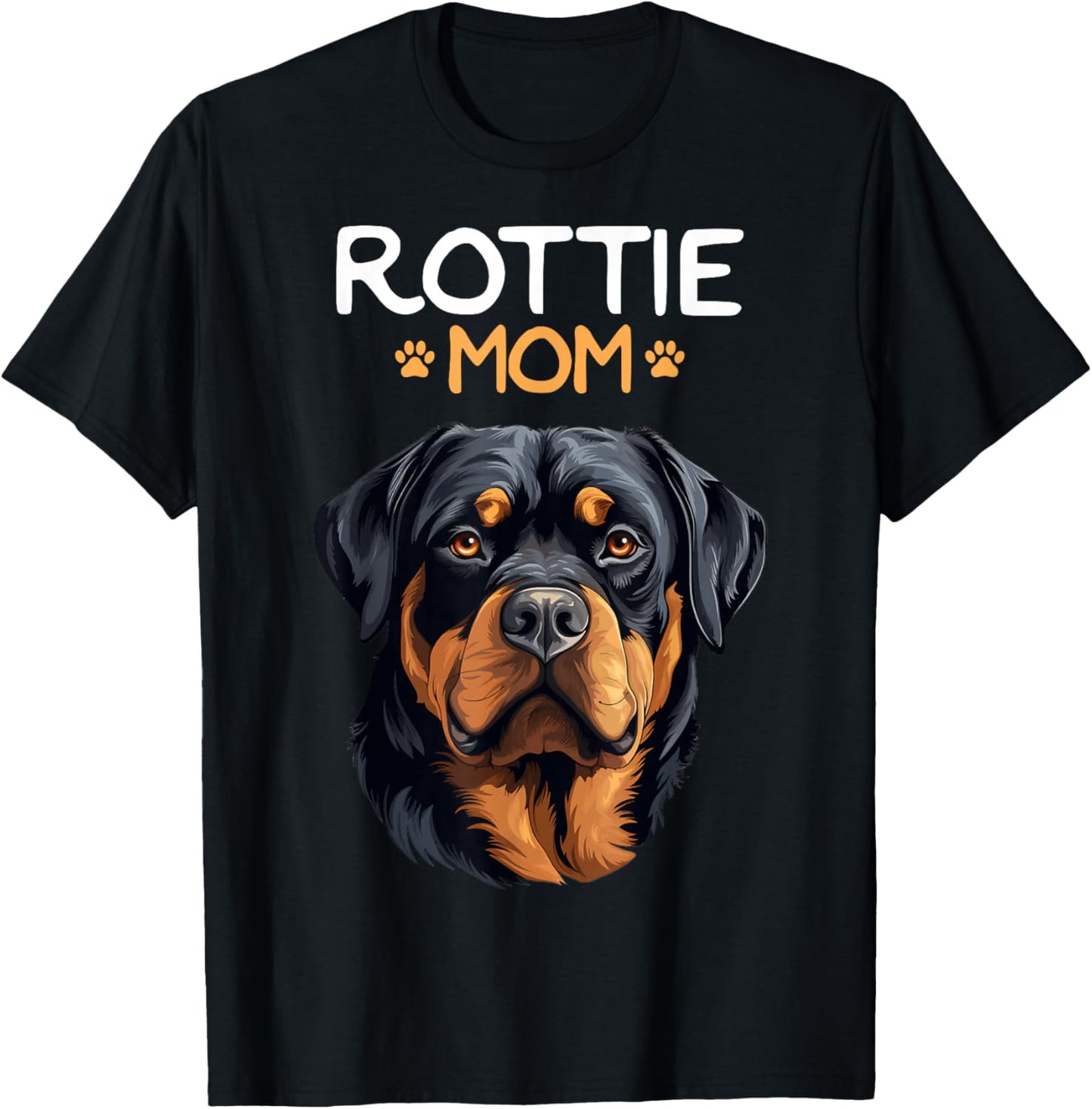 Rottie Mom Rottweiler Dog Mama T-Shirt - T-Shirt | Black