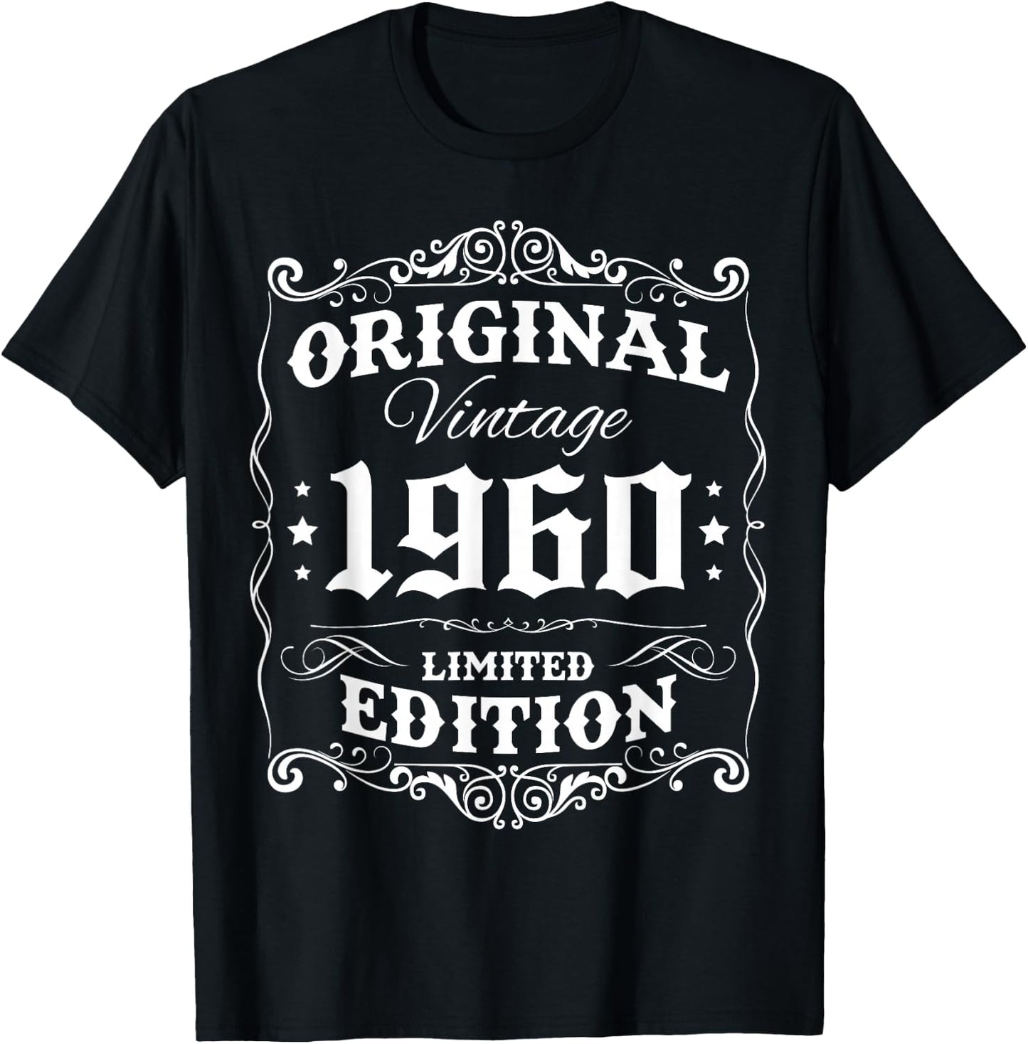 Original Vintage 1960 Limited Edition Classic 1960 Men Women T-Shirt - T-Shirt | Black