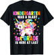 Kindergarten Graduation Unicorn Kindergarten Graduate Girls T-Shirt - T-Shirt | Black
