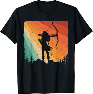 Cute Archery Design Women Kids Archer Archery Lovers T-Shirt - T-Shirt | Black