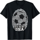 Soccer It's in my DNA Fingerprint T-Shirt - T-Shirt | Black