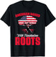 American Raised with Trinidadian Roots Trinidad Tobago USA T-Shirt - T-Shirt | Black