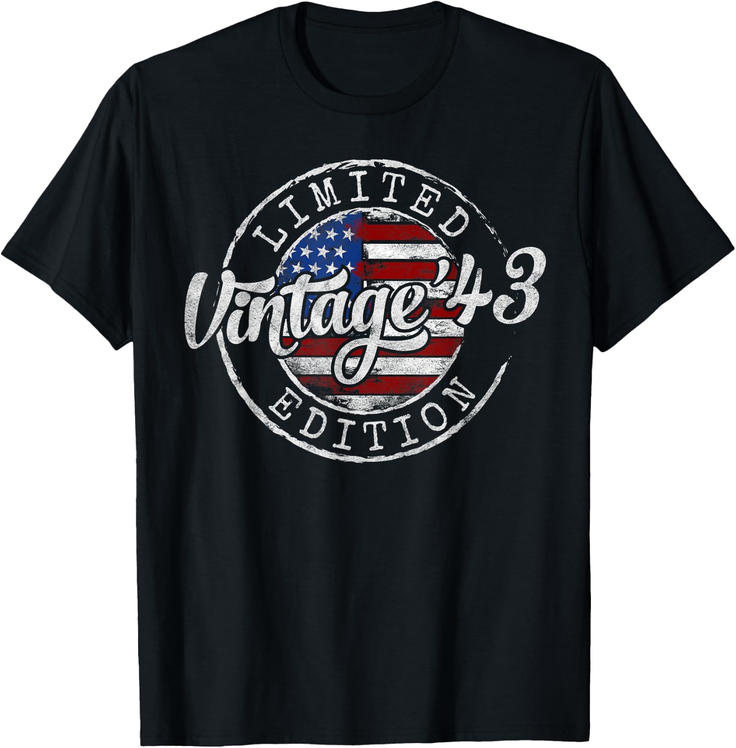 Vintage 1943 82nd Birthday Gifts Women 82 Year Old T-Shirt - T-Shirt | Black