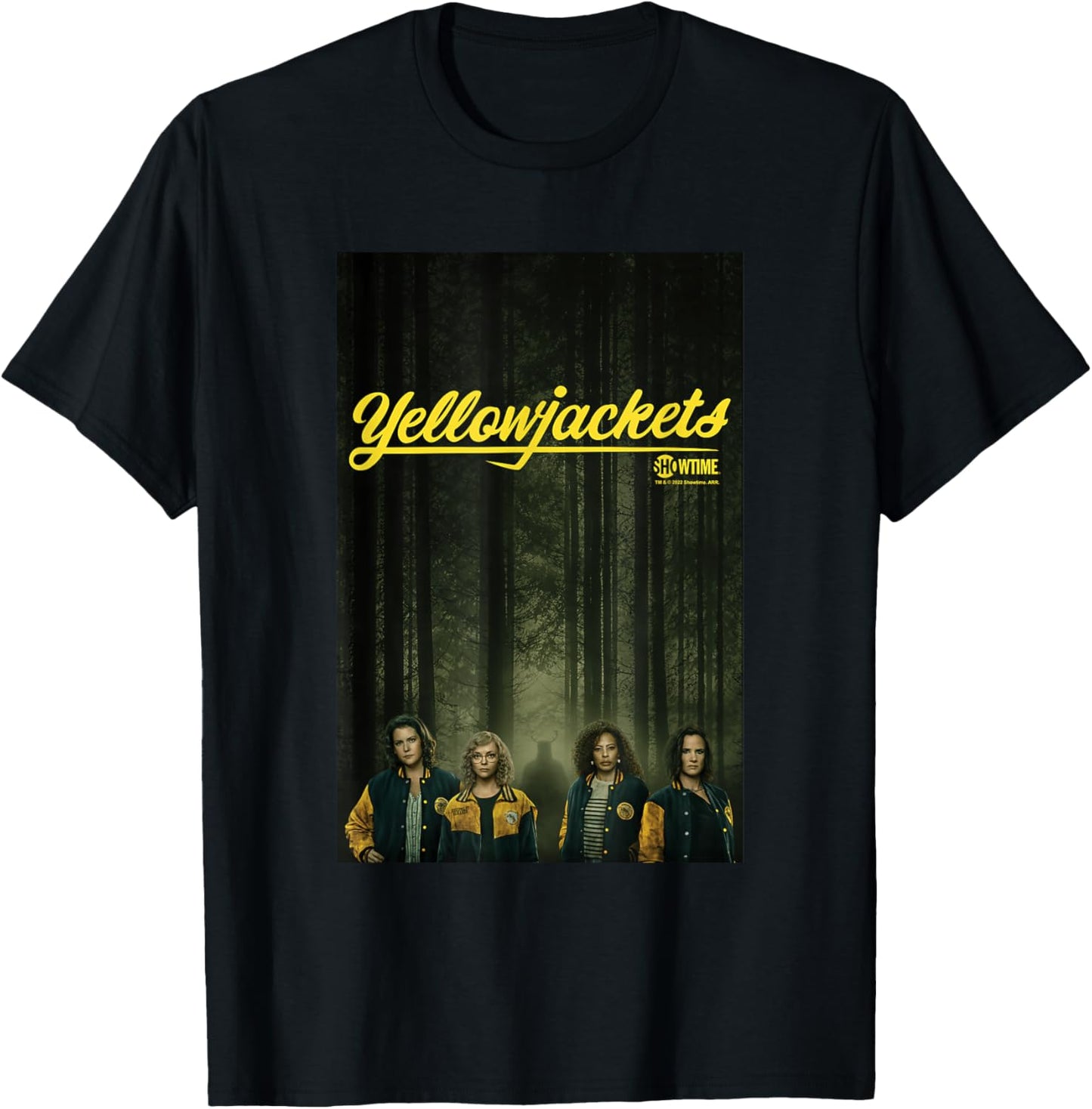 Yellowjackets Character Poster T-Shirt - T-Shirt | Black