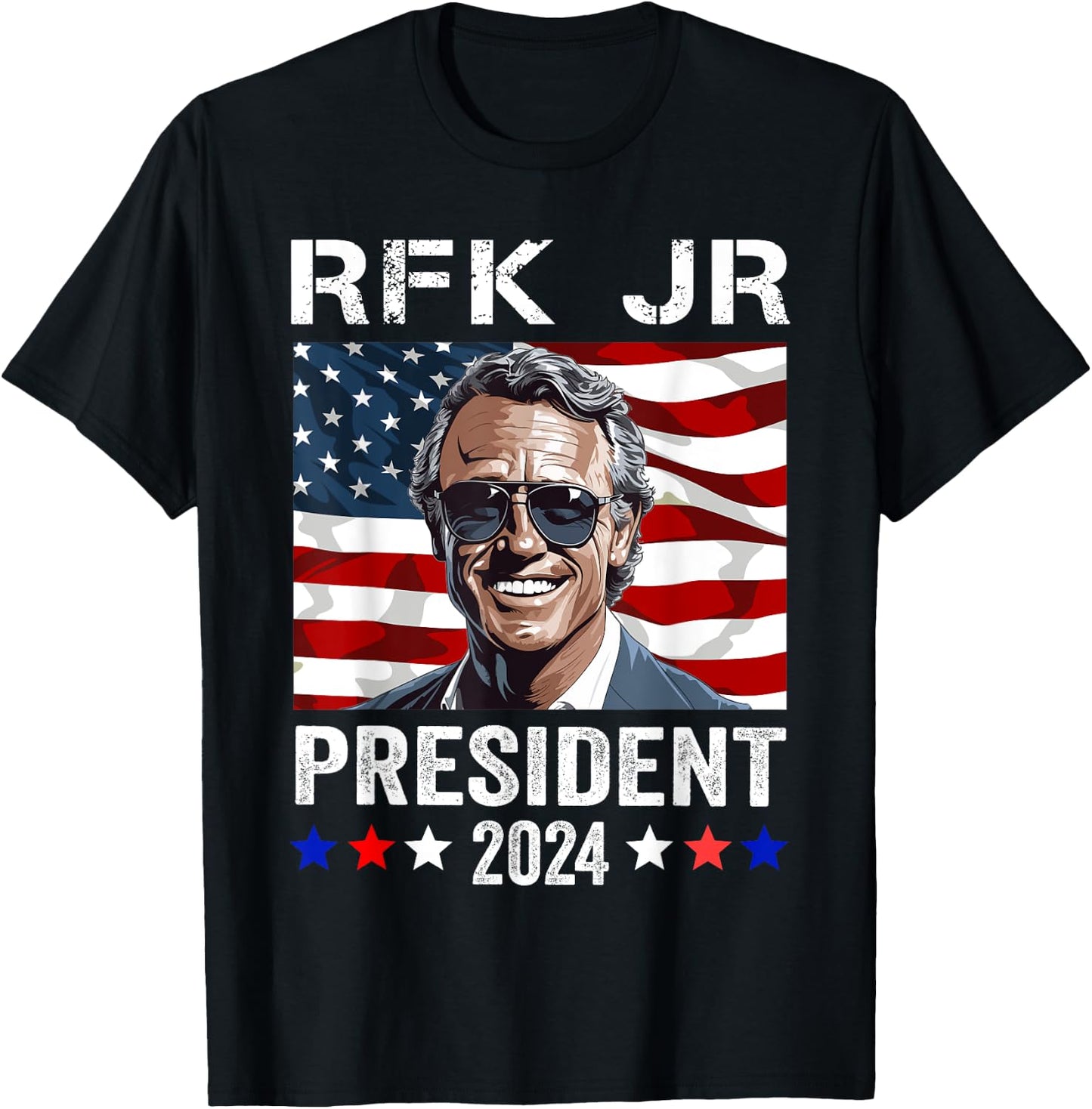 RFK JR For President 2024 Robert Kennedy Jr 24 T-Shirt - T-Shirt | Black