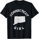 Connecticut Girl Funny Hometown Home Connecticut Roots T-Shirt - T-Shirt | Black