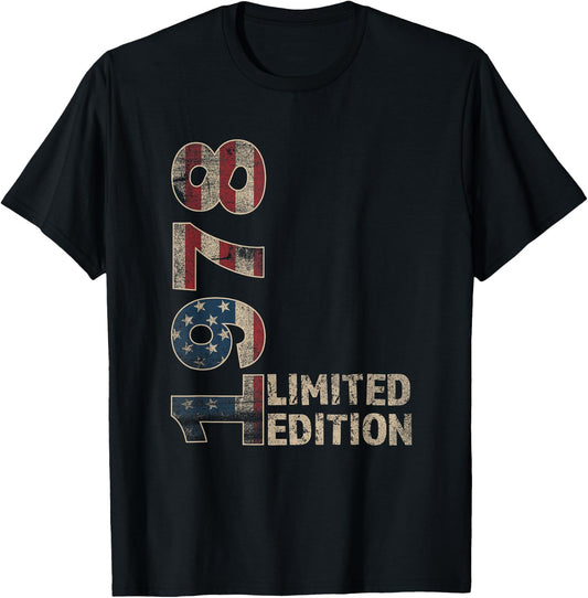47th Birthday Gift men Vintage born 1978 turning 47 Year Old T-Shirt - T-Shirt | Black