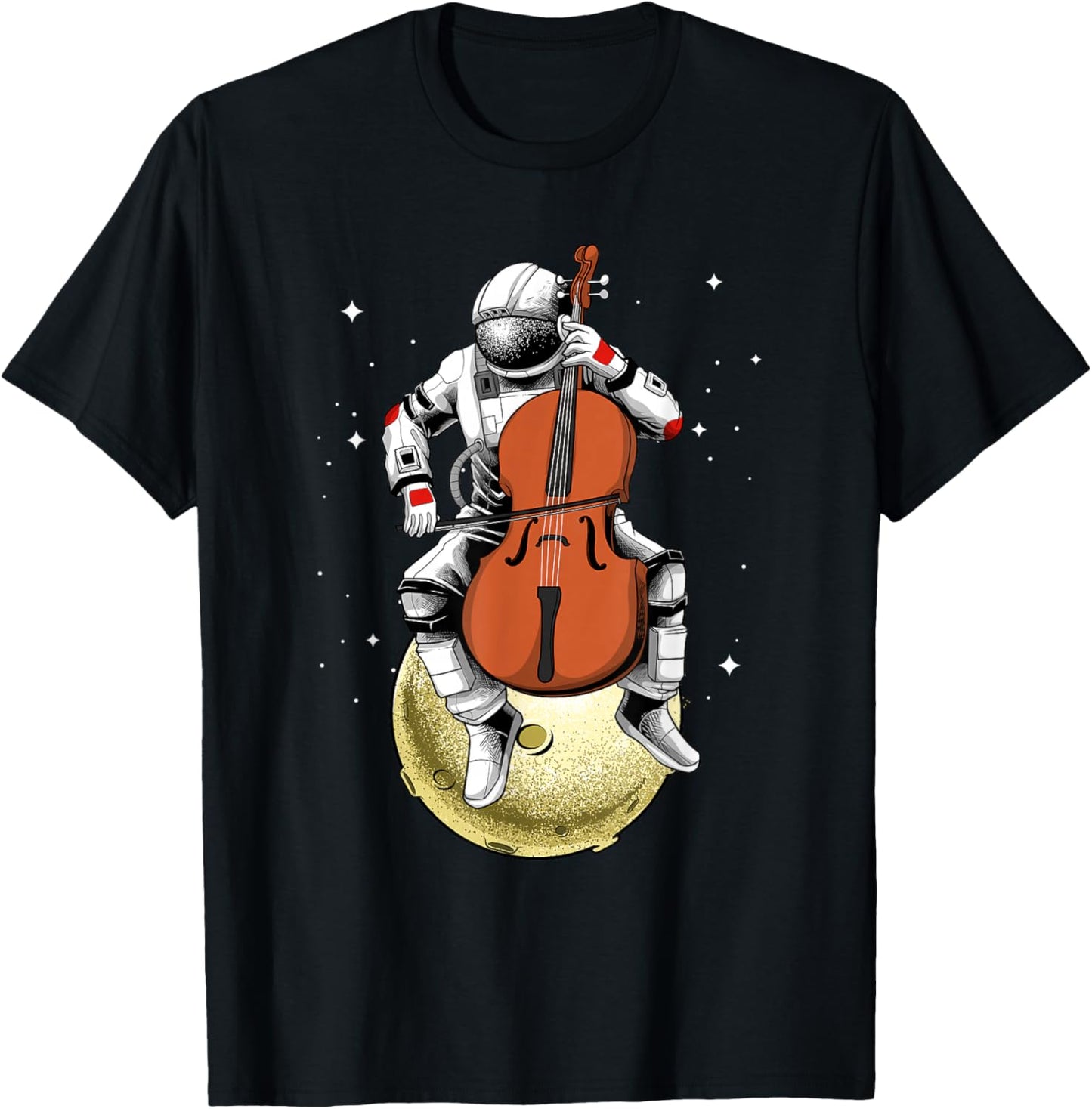 Cool Cello Design Women Music Cello Player Cellist T-Shirt - T-Shirt | Black