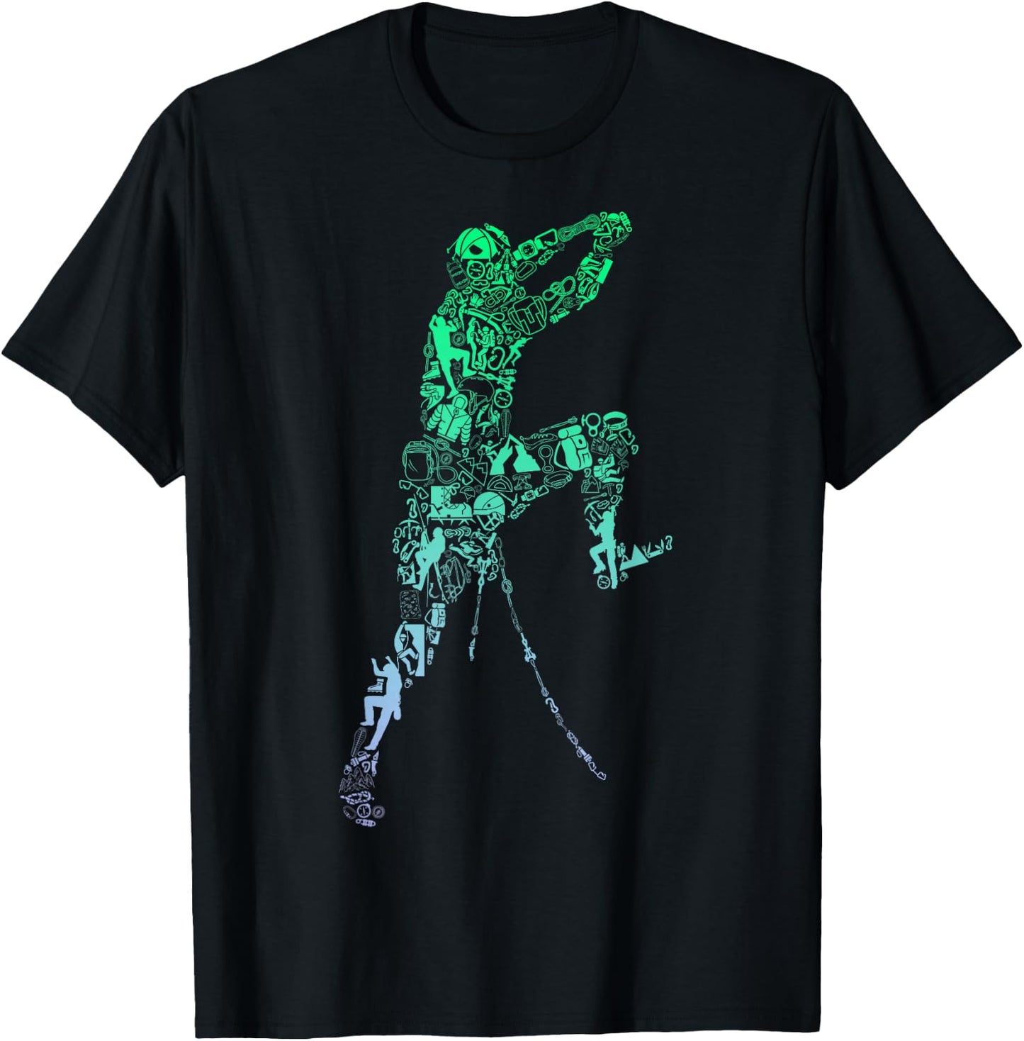 Bouldering for Climber | Boys Climbing T-Shirt - T-Shirt | Black