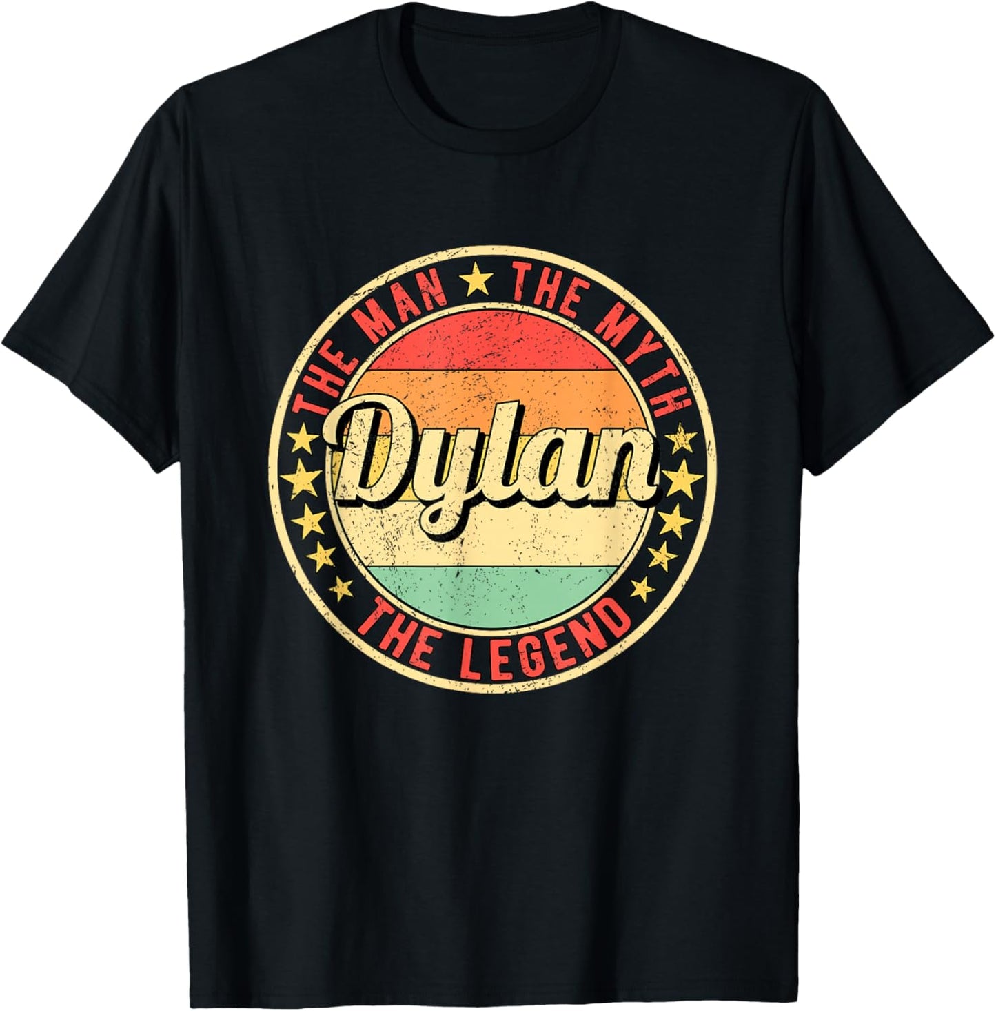 Dylan The Man The Myth The Legend T-Shirt - T-Shirt | Black