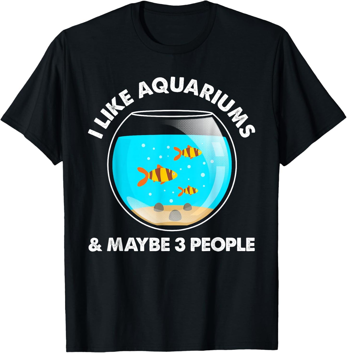 Cool Aquarium Women Fish Tank Aquarist Fish Lovers T-Shirt - T-Shirt | Black