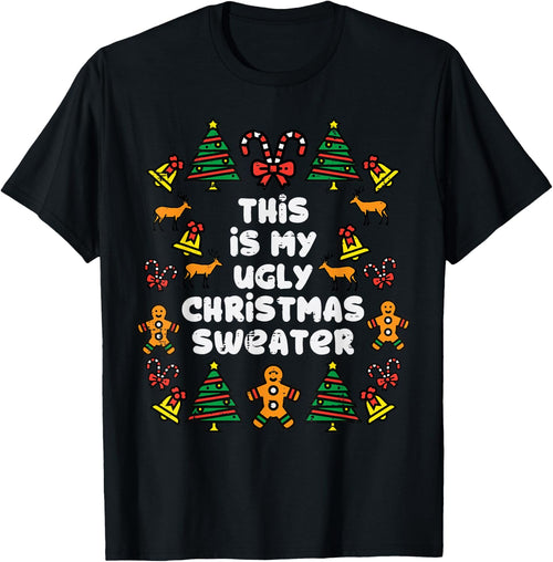 This Is Ugly Christmas Sweater Xmas Holiday Women Kids Men