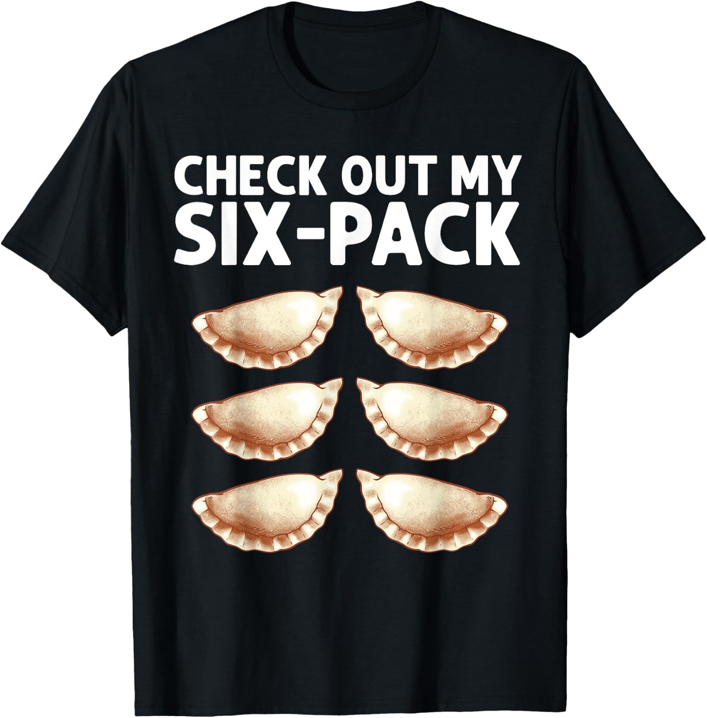 Funny Pierogi Design For Foodie Men Women Polish Food Lovers T-Shirt - T-Shirt | Black
