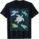 Colorful Sea Turtles - Animal Whisperer Ocean Beach Lover T-Shirt - T-Shirt | Black