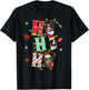 Christmas Ho Ho Ho Bernese Mountain Dog Funny Xmas Dog Women Kids T-Shirt - T-Shirt | Black