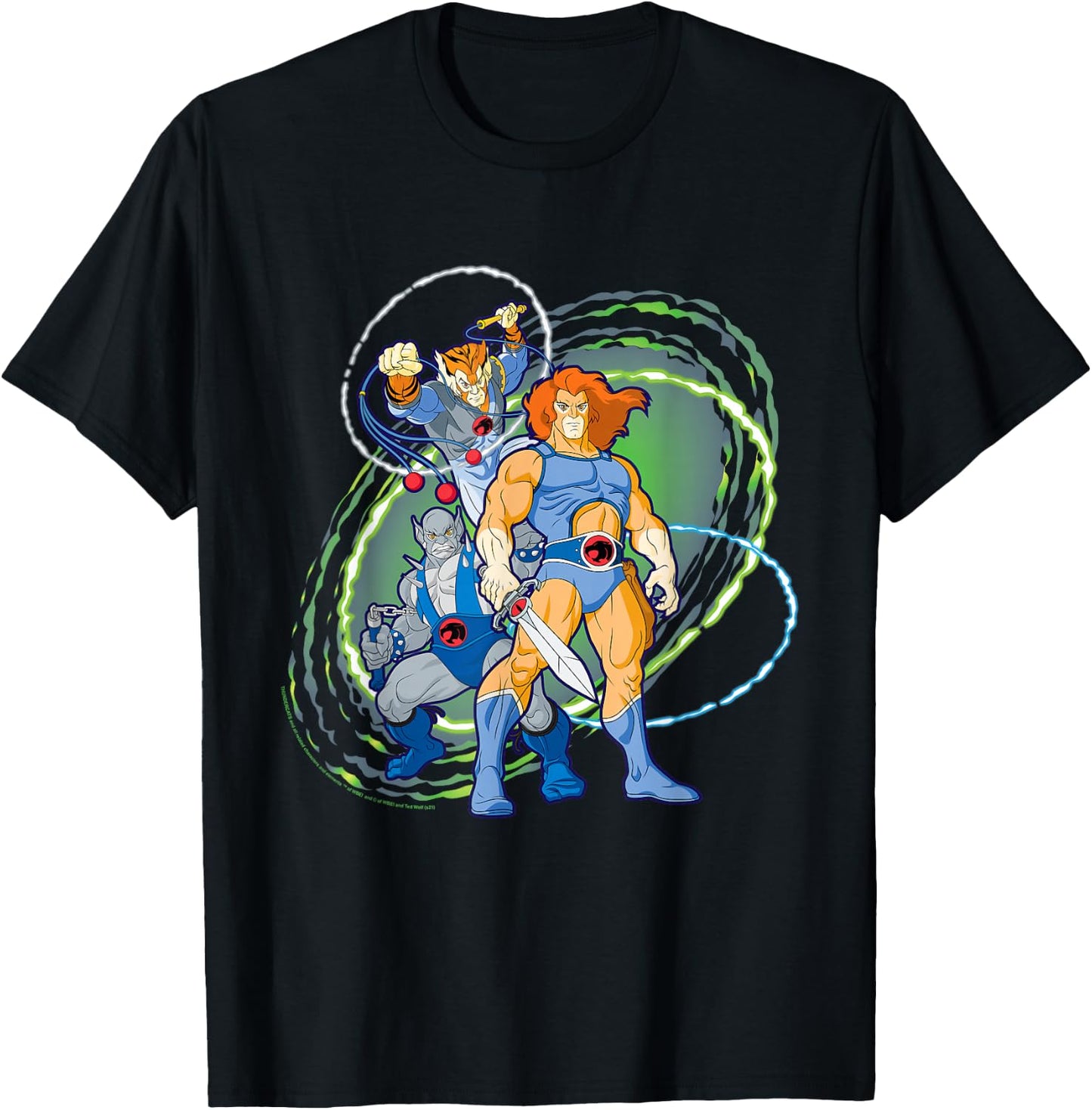 ThunderCats Panthro, Tygra and Lion-O T-Shirt - T-Shirt | Black