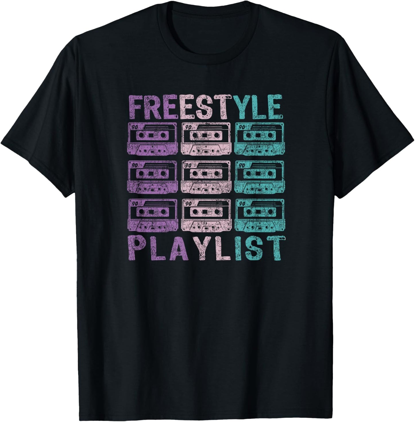 Freestyle Concert Vintage Look 80s Dance Music T-Shirt - T-Shirt | Black
