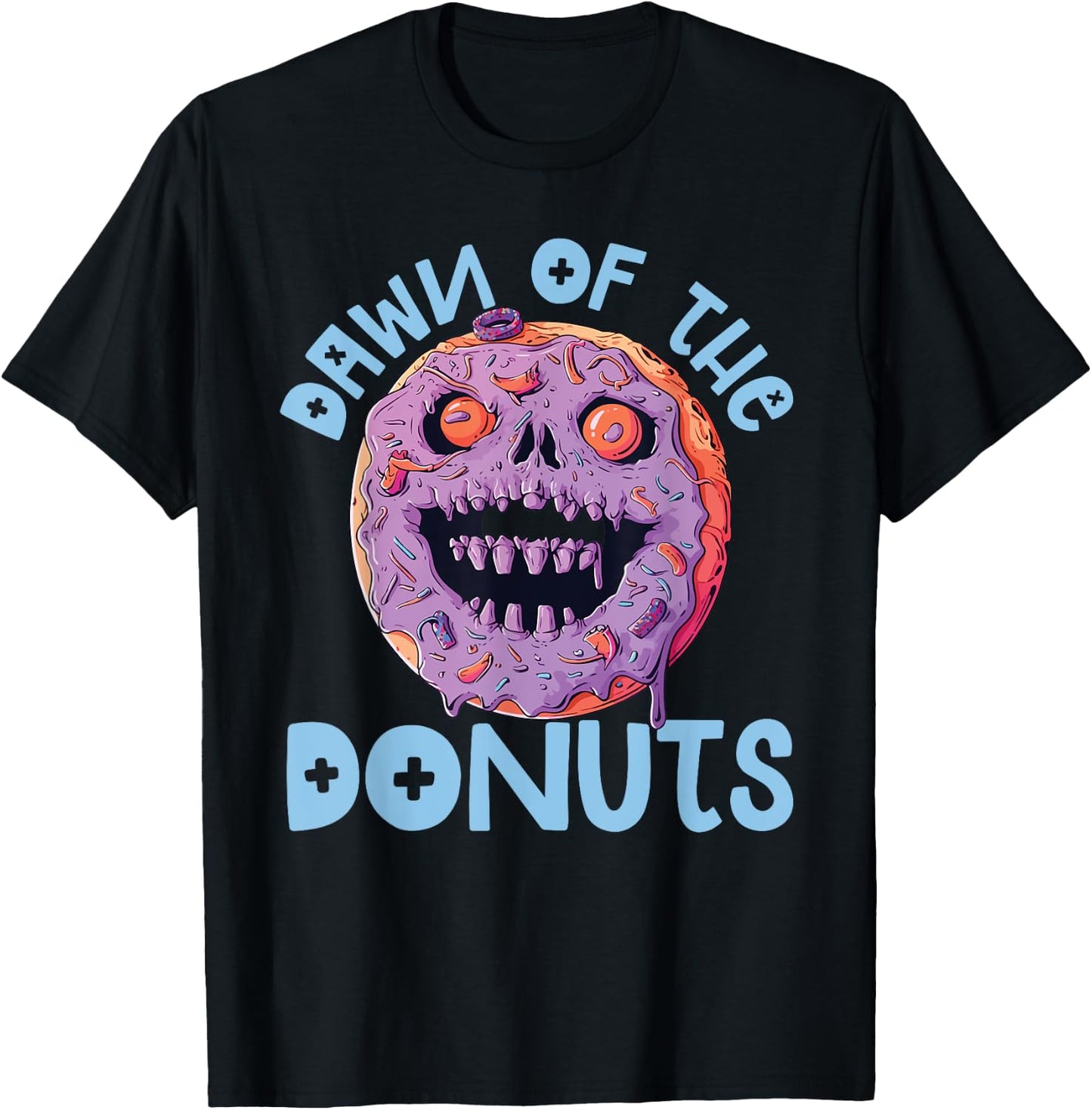 Donut Halloween Costume Doughnut Lover Spooky Trick Or Treat T-Shirt - T-Shirt | Black