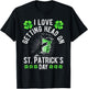I Love Getting Head On St Patricks Day Beer Irish Drinking T-Shirt - T-Shirt | Black